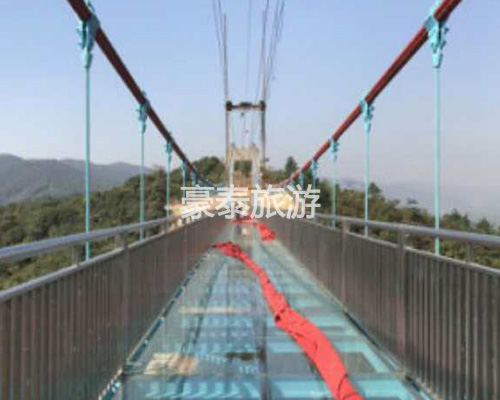 透明玻璃吊桥